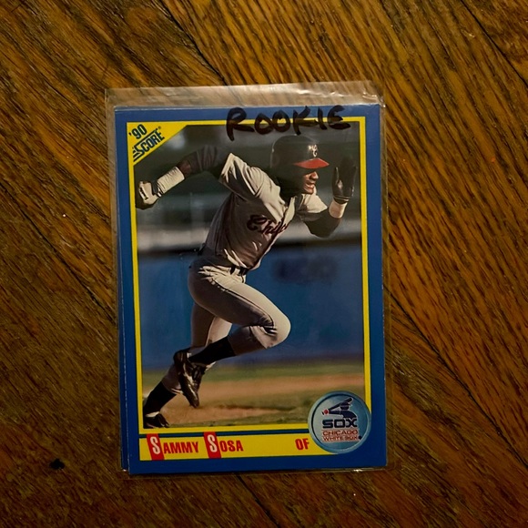 Sammy Sosa rare error card Score ‘90 #558 - Picture 1 of 2